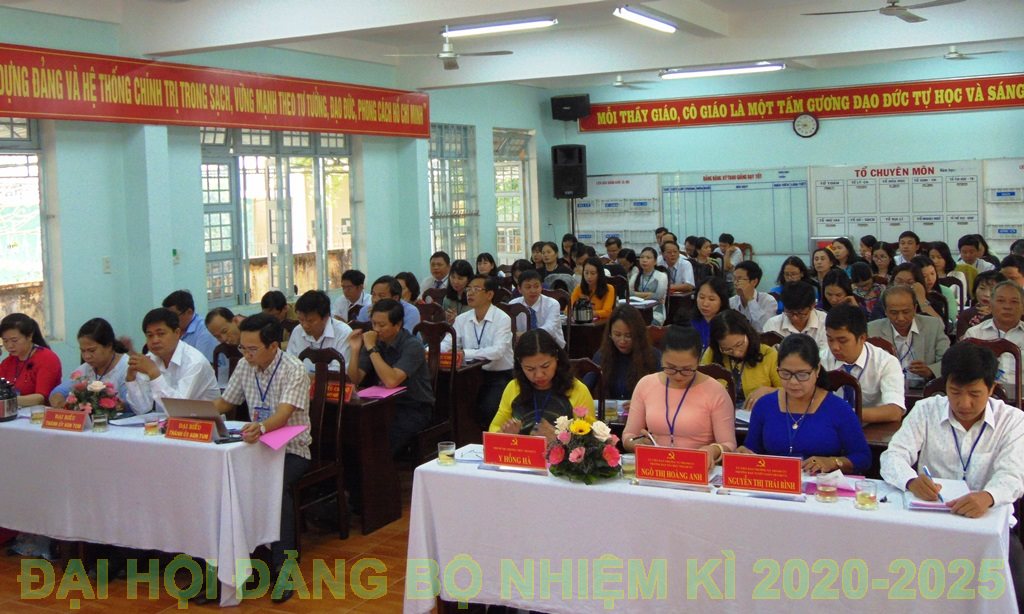 ĐẠI HỘI ĐẢNG BỘ NHIỆM KỲ 2020 -2025