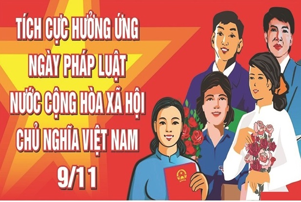 Tuyên truyền Ngày Pháp luật Việt Nam